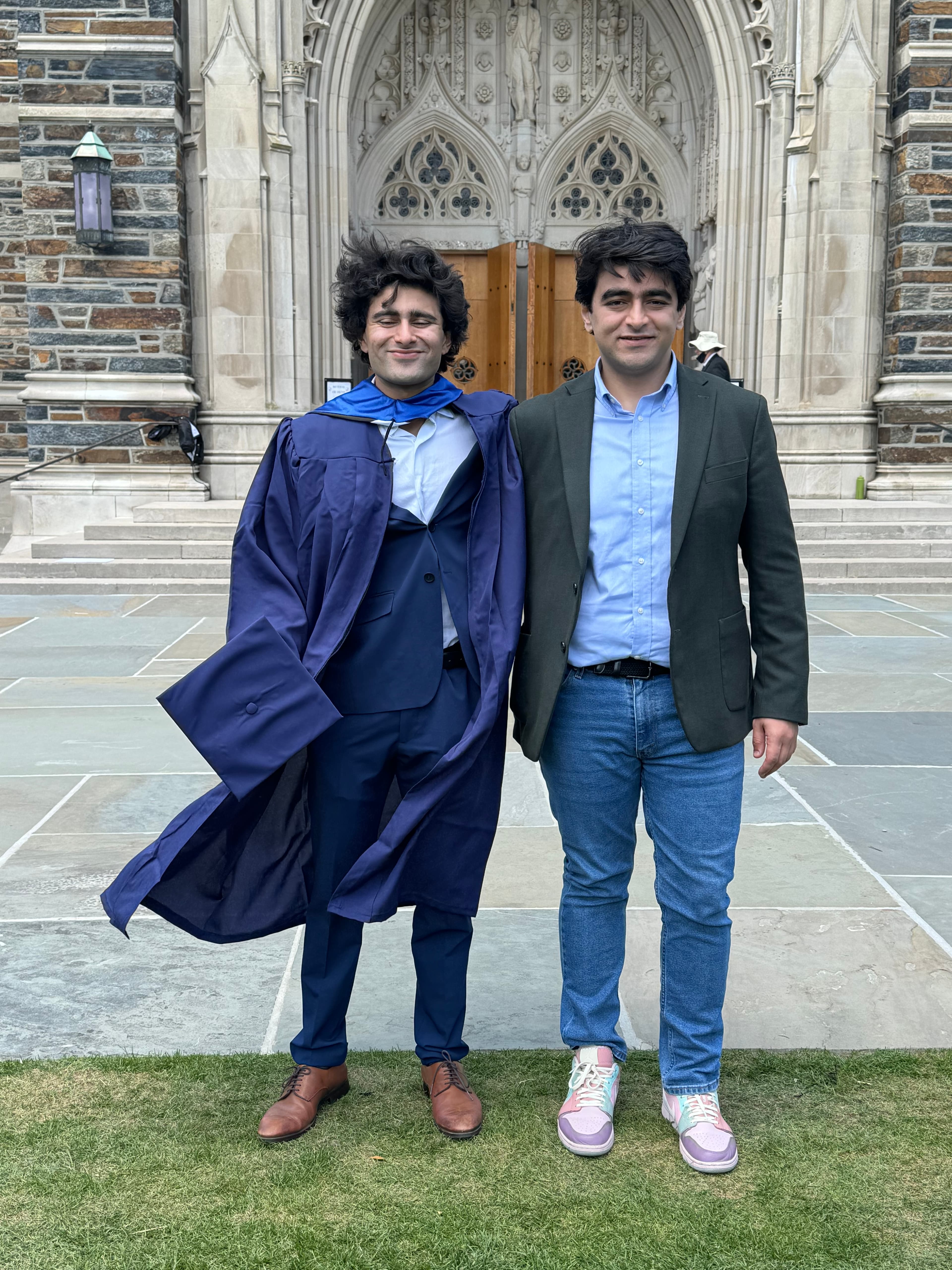 Asfandyar Khan - Duke Computer Science Graduate 2024 Asfandyar Khan Duke University computer science graduation 2024 with academic excellence