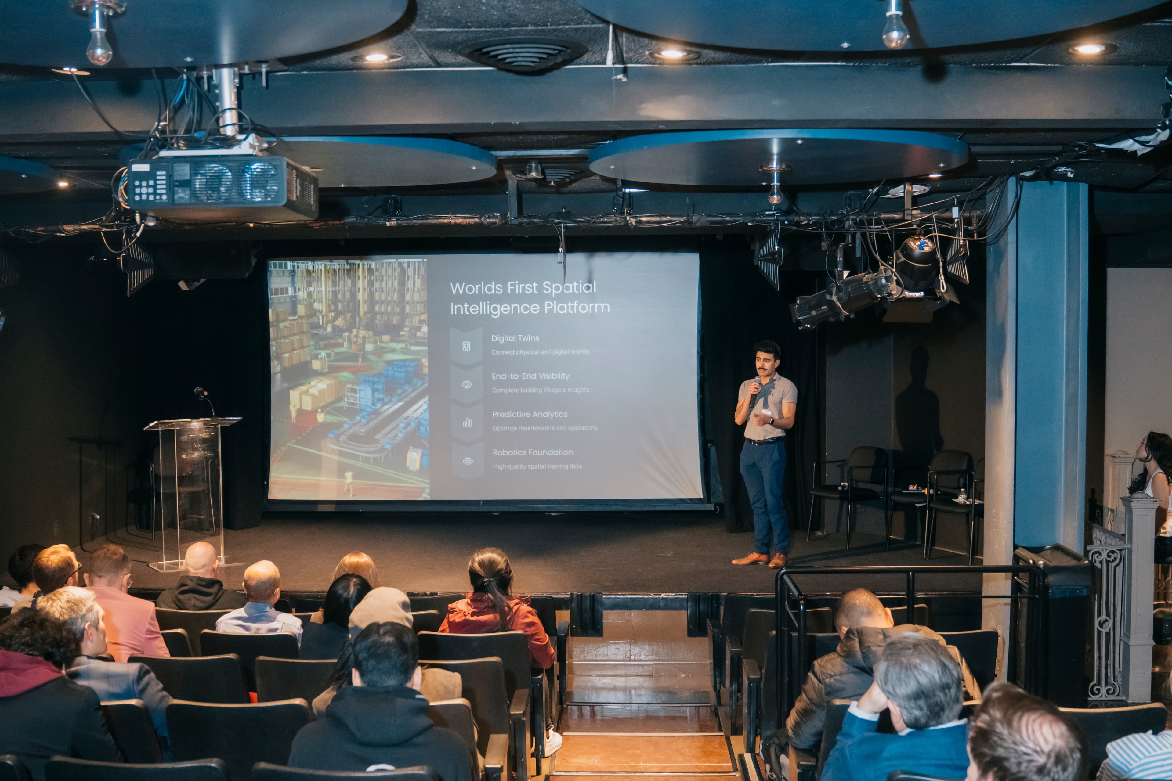 Asfandyar Khan - AI Conference Speaker on Industrial Intelligence Asfandyar Khan speaking at AI conference about enterprise computer vision deployment